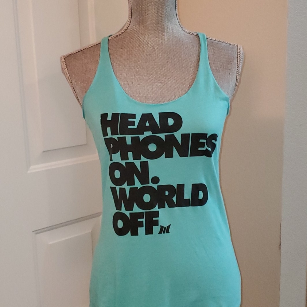 Headphones On Tank top